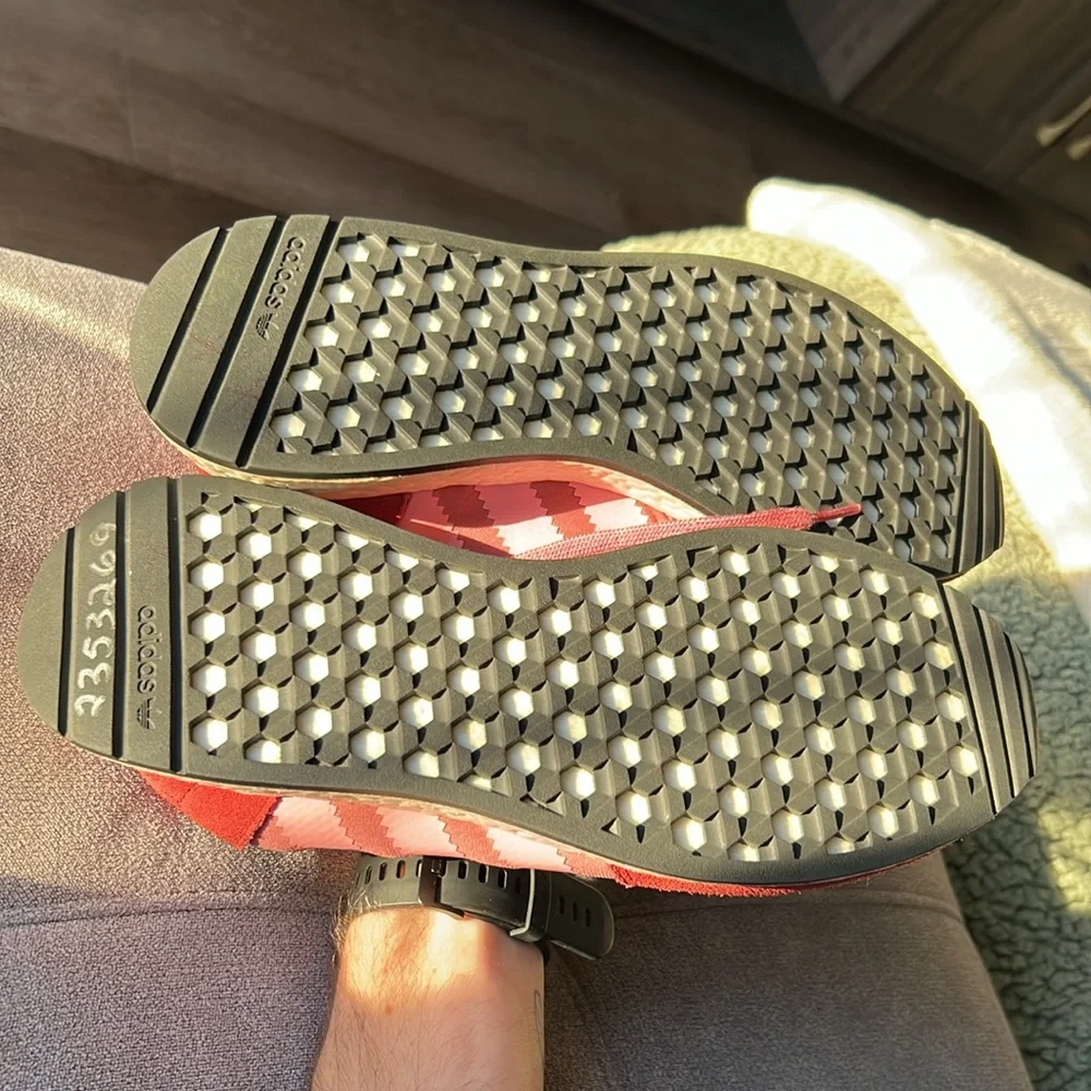 adidas Pink and Red Athletic Shoes - Picture 5 of 6